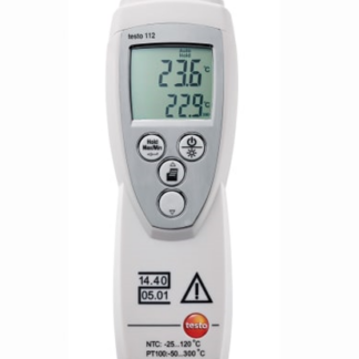 testo 112 - Instrumento de medición de temperatura monocanal calibrable oficialmente