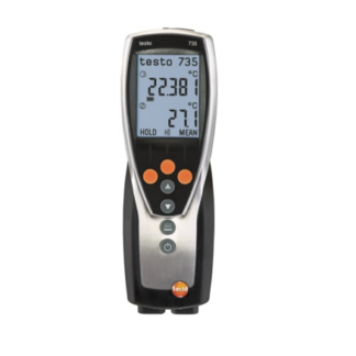 testo 735-2 - Termómetro profesional (3 canales) con memoria integrada y software para PC