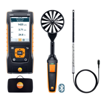 Set combinado 1 para caudal testo 440 con Bluetooth®