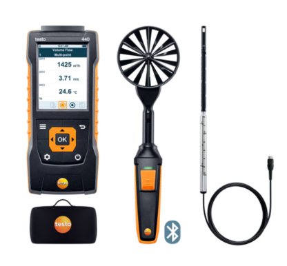 Set combinado 1 para caudal testo 440 con Bluetooth®