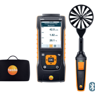 Set de molinete de 100 mm testo 440 con Bluetooth®