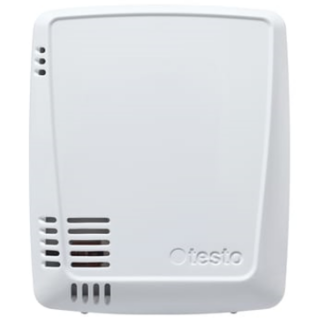 testo 160 THE - Registrador de datos Wi-Fi con sensores internos de temperatura y humedad y 2 conexiones para sondas externas