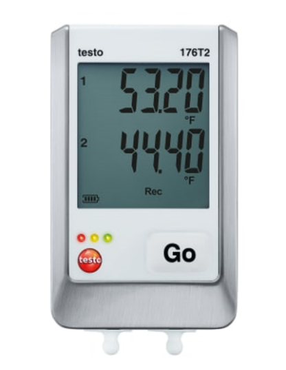 testo 176T2 - Registrador de datos de temperatura de dos canales