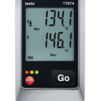 testo 176T4 - Registrador de datos de temperatura de cuatro canales