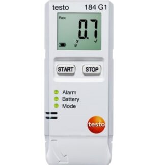 testo 184 G1 - registrador de datos para vibraciones, humedad y temperatura con fines de supervisión durante el transporte