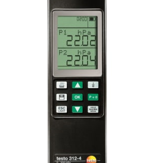 testo 312-4 - Medidor de presión diferencial hasta 200 hPa