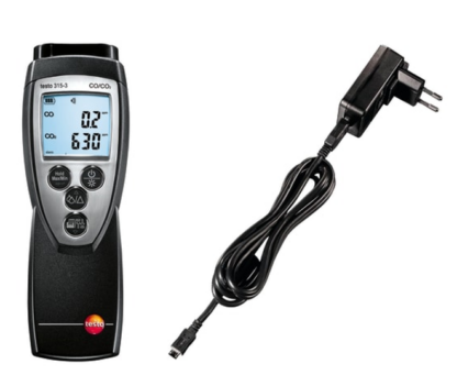 testo 315-3 con Bluetooth - Medidor de CO-CO2 para la medición ambiental