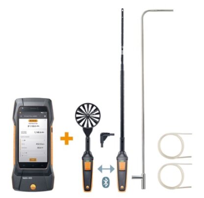 testo 400 Air Flow Kit - Para profesionales de TAB- Puesta en marcha