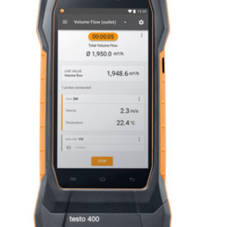 testo 400 - Instrumento universal de flujo de aire e IAQ