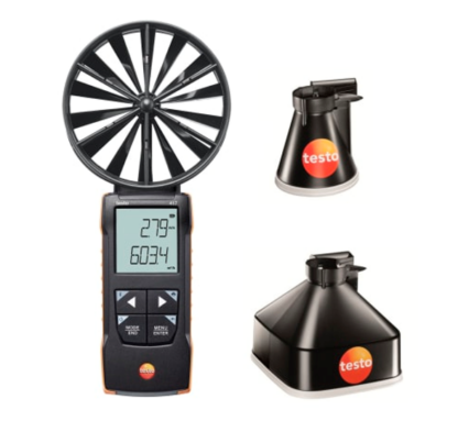 testo 417 kit 1 - Anemómetro de paletas con embudos de medición