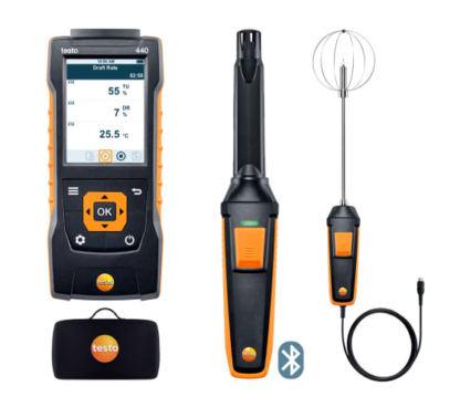 testo 440 - ComboKit de confort interior con Bluetooth