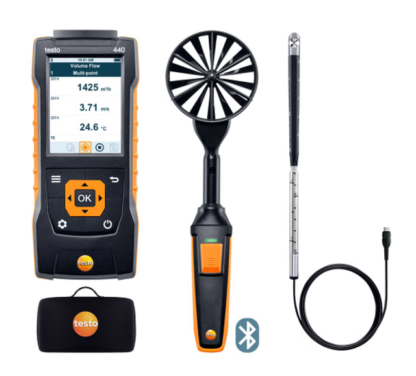 testo 440 - ComboKit de flujo de aire 2 con Bluetooth