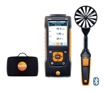 testo 440 - Kit de paletas con Bluetooth (Ø 3,9)