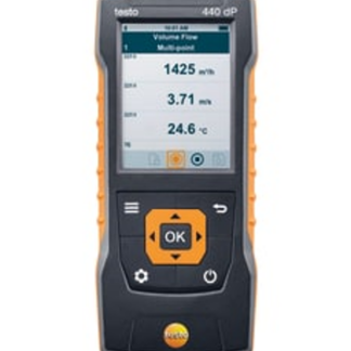 testo 440 dP - Medidor para climatización incl. sensor de presión diferencial