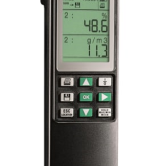 testo 645 - Instrumento de medición de humedad y temperatura