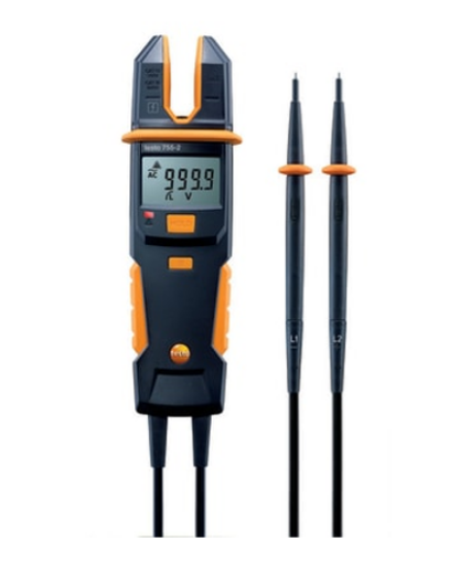 testo 755-2 - Detector de tensión y corriente