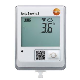 testo Saveris 2-T1 - Registrador de datos WiFi con pantalla y sonda de temperatura NTC integrada