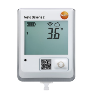 testo Saveris 2-T1 - Registrador de datos de temperatura Wi-Fi con sensor de temperatura interno NTC