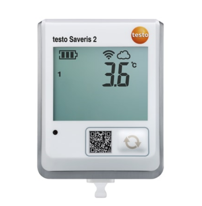 testo Saveris 2-T1 - Registrador de datos de temperatura Wi-Fi con sensor de temperatura interno NTC